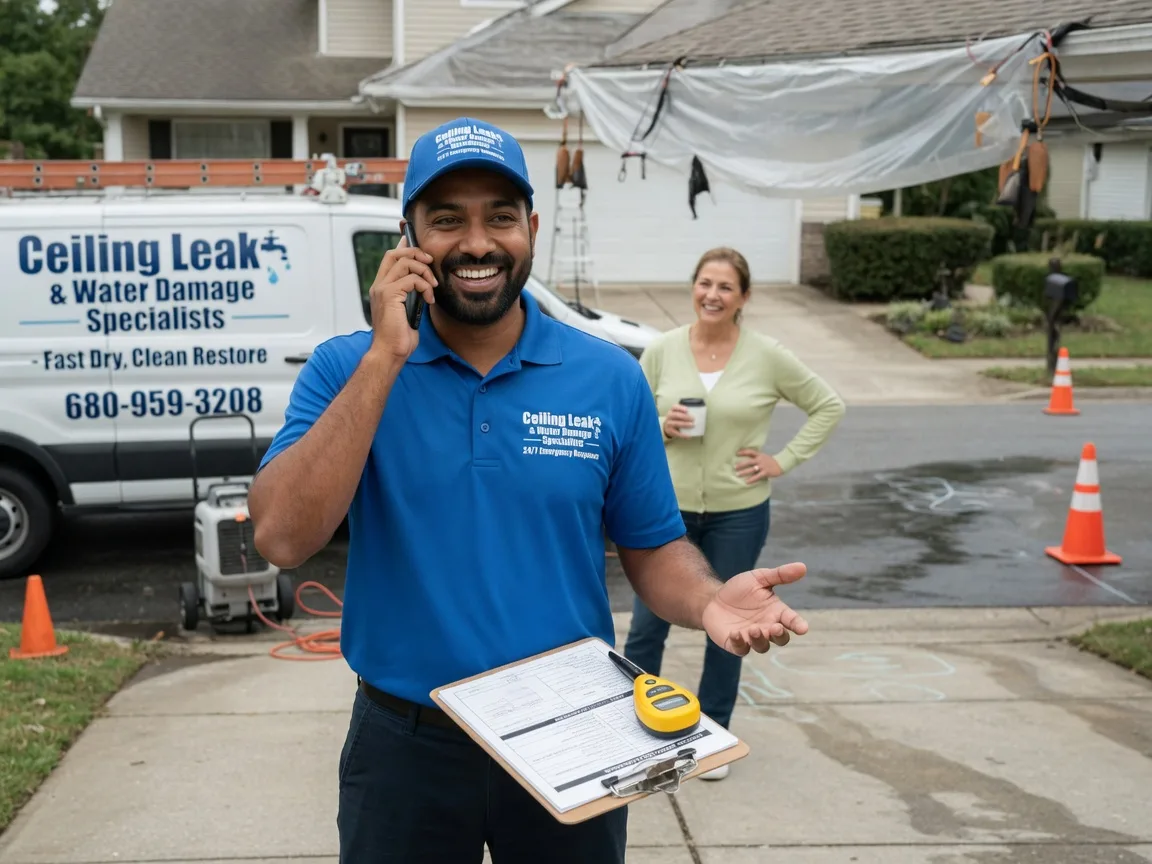 Ceiling Leak Cleanup Edgewood, IA FAQs
